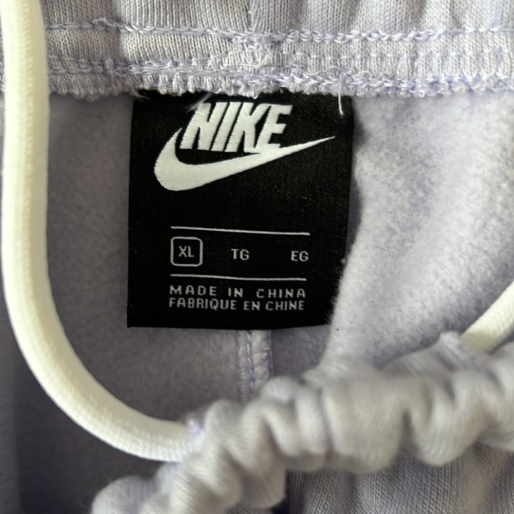 New no tags Nike just do it lavender sweat pants size xl - Picture 5 of 6